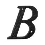 Letter B/ 101mm smeedijzer zwart, Verzenden, Nieuw, Overige typen