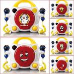 Karaoke set voor kinderen - 2 Microfoons - Wit - Lenco, Verzenden, Zo goed als nieuw