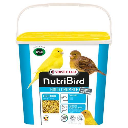 Gold Crumble Kanarie 4 kg - Eivoer voor vogels - Vogelvoer, Dieren en Toebehoren, Vogels | Toebehoren, Nieuw, Verzenden