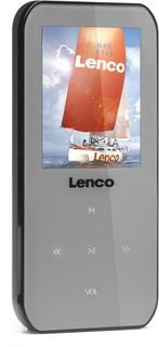 Lenco Xemio-655 Grey - MP3 speler met SD en USB ingang - 4 G, Verzenden, Zo goed als nieuw