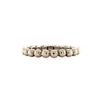 Witgouden vintage bolletjes aanschuif ring 14 krt, Sieraden, Tassen en Uiterlijk, Ringen, Ophalen of Verzenden, Nieuw