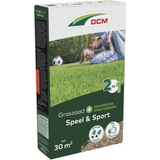 Graszaad speelgazon 2-in-1 | DCM | 30 m², Tuin en Terras, Gras en Kunstgras, Nieuw, Verzenden