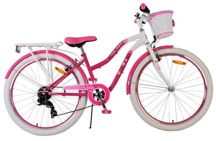 Volare Lovely Kinderfiets - Meisjes - 26 inch - Roze - 7, Fietsen en Brommers, Fietsen | Meisjes, 26 inch of meer, Nieuw, Verzenden