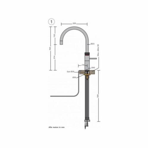 Fusion Round Mat Zwart Met Combi Boiler +, Doe-het-zelf en Verbouw, Sanitair, Ophalen of Verzenden