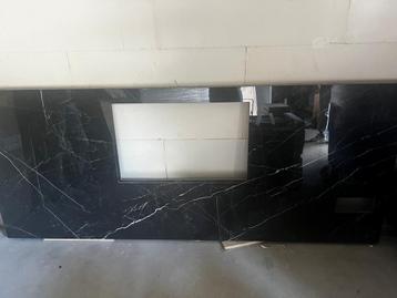 Stenen aanrechtblad/keukenblad 252 x 102 cm beschikbaar voor biedingen