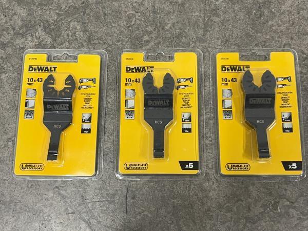 Veiling - DeWalt multitool zaagblad 10mm set 3-delig hout, Doe-het-zelf en Verbouw, Gereedschap | Machine-onderdelen en Toebehoren