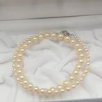 Zonder minimumprijs - Halsketting Zilver Parel - Akoya, Nieuw