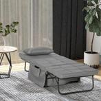 TRUUSK Opklapbed 4-in-1 Fauteuil Poef Ligstoel 188 X 75 X 38, Huis en Inrichting, Slaapkamer | Bedden, Verzenden, Nieuw