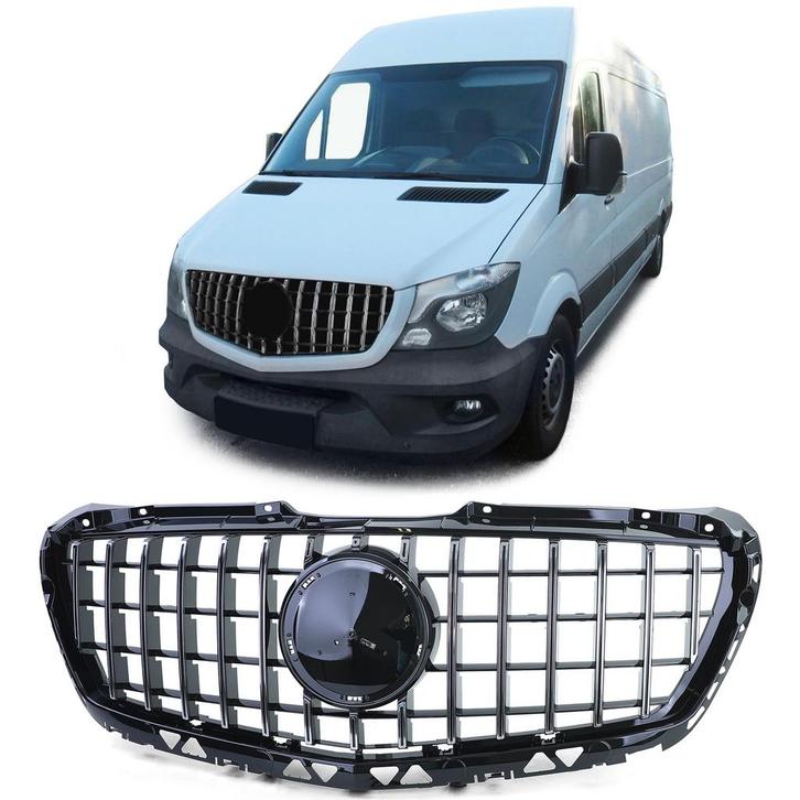 Grill Mercedes Sprinter W906 Facelift 13-18 Chroom AMG Look, Auto-onderdelen, Overige Auto-onderdelen, Ophalen of Verzenden