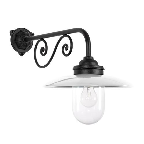 Ardennes Stallamp Zwart/Krijtwit Buitenverlichting, Tuin en Terras, Buitenverlichting, Verzenden