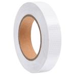 vidaXL Reflecterende tape 2,5 cm x 20 m PVC wit, Huis en Inrichting, Woonaccessoires | Tekstborden en Spreuken, Verzenden, Nieuw