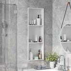 vidaXL Douche Niche Wit 90 x 30 x 9.5 cm Roestvrij staal, Verzenden, Nieuw
