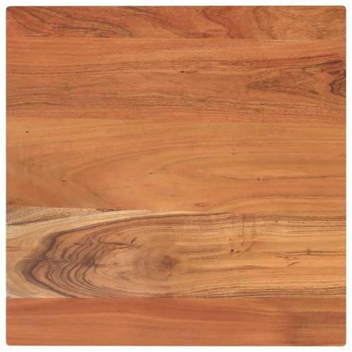 vidaXL Tafelblad vierkant 50x50x3,8 cm massief acaciahout, Huis en Inrichting, Tafels | Eettafels, Nieuw, Verzenden