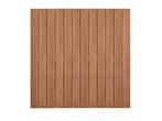 Veiling - 5x Plankenscherm hardhout design 180x180cm, Nieuw