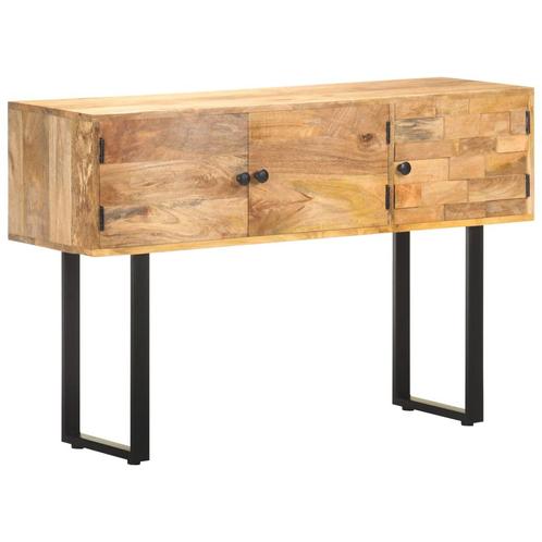 vidaXL Dressoir 116x35x75 cm massief mangohout, Huis en Inrichting, Kasten | Dressoirs, 25 tot 50 cm, Nieuw, 100 tot 150 cm, Overige houtsoorten