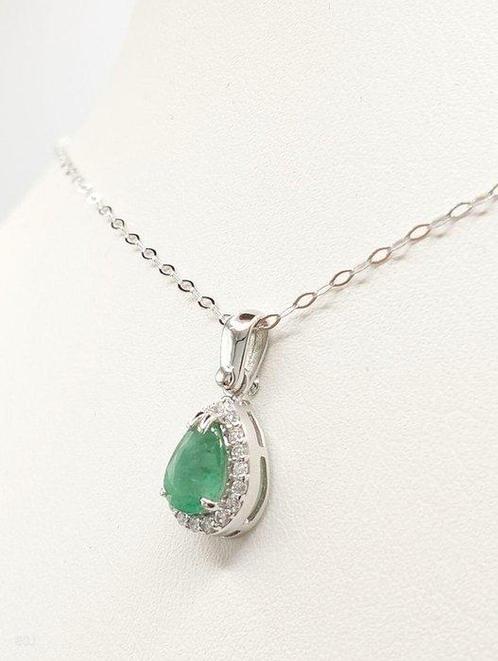 Zonder Minimumprijs - Ketting met hanger - 18 karaat Witgoud, Sieraden, Tassen en Uiterlijk, Antieke sieraden