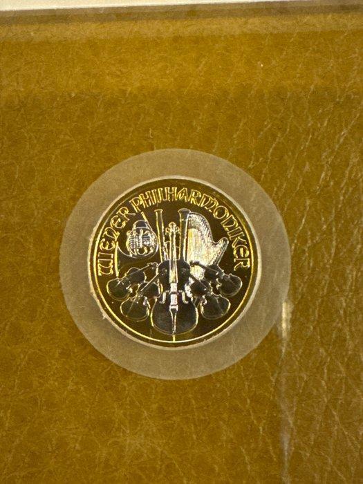 1/10 oz - Goud .999 - Wall Street - 2008 Wiener, Postzegels en Munten, Edelmetalen en Baren
