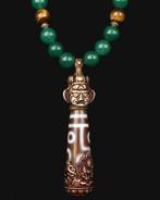 Emeraude, Oog van de tijger - Boeddhistische ketting - Dzi 6