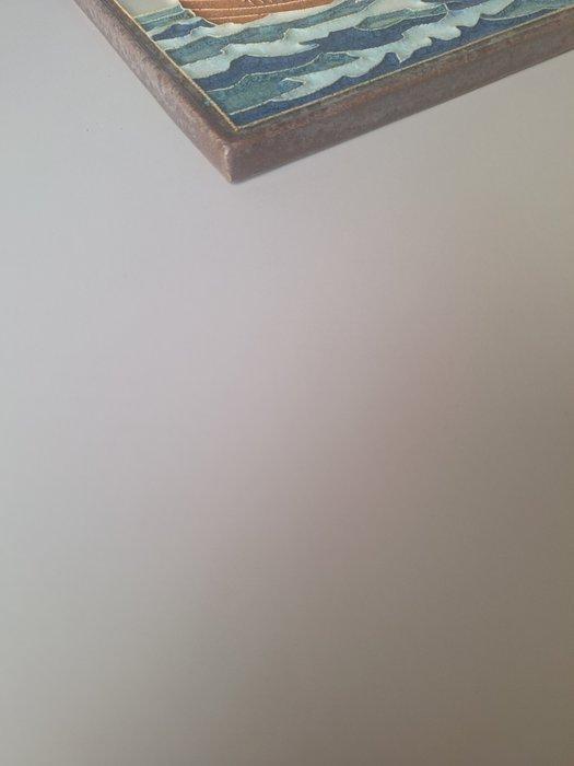 Cloisonne tegel Porceleyne Fles - Mar de Bruijn - Bord -, Antiek en Kunst, Antiek | Glas en Kristal