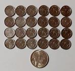 België. 20 Francs 1953 FL Argent / Série COMPLETE 25