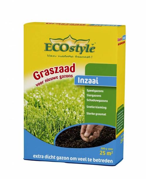 ECOstyle Graszaad -Inzaai 500 g (25 m²), Tuin en Terras, Aarde en Mest, Verzenden