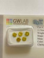 Zonder Minimumprijs - 5 pcs Diamant (Kleurbehandeld) - 1.12, Sieraden, Tassen en Uiterlijk, Edelstenen, Nieuw