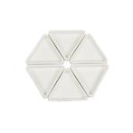 Amaya - 6 compartimenten voor in zeshoekige tuff tray, Nieuw