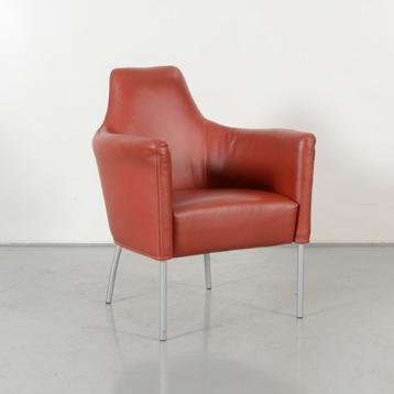 Bert Plantagie design fauteuil, rood, 4-poot onderstel beschikbaar voor biedingen