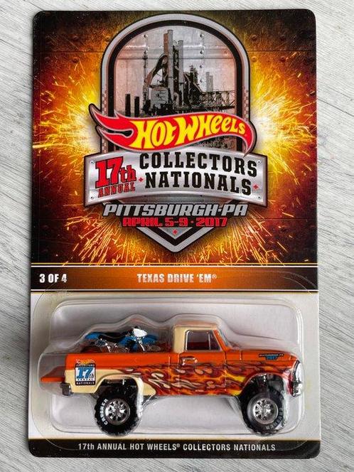 Hot Wheels 1:64 - Model sportwagen - Texas Dive´em Ford, Hobby en Vrije tijd, Modelauto's | 1:5 tot 1:12