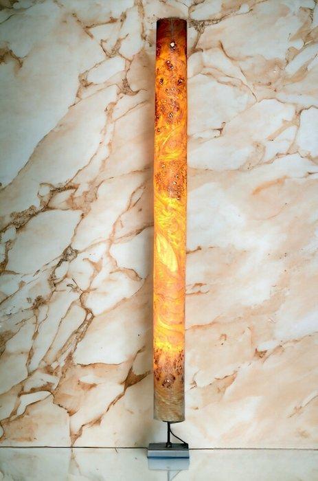 Veneerlamps - Tadeusz Piesiak - Staande lamp - Gouden Mara -, Antiek en Kunst, Kunst | Designobjecten