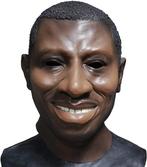 Zwarte man masker (lachend gezicht), Verzenden, Nieuw
