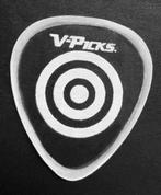 V-Picks Bullseye Ghost Rim plectrum 1.50 mm, Muziek en Instrumenten, Instrumenten | Toebehoren, Nieuw, Ophalen of Verzenden