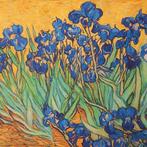 Decoratief paneel op stof – Inspiratie Iris (Van Gogh) -