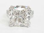 Cocktailring - 14 karaat Witgoud - 16.52ct. tw. Diamant