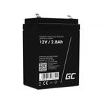 Green Cell 12V 2.8Ah 2800mAh VRLA AGM accu (Loodaccu), Audio, Tv en Foto, Accu's en Batterijen, Verzenden, Nieuw