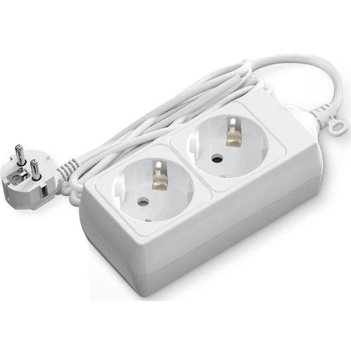 Stekkerdoos - Verlengsnoer - Aigi Synci - 3680W - 2, Doe-het-zelf en Verbouw, Elektra en Kabels, Nieuw, Ophalen of Verzenden