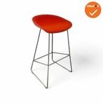 Barkruk - HAY- about a stool - Rood gestoffeerd - chroom..., Werkplek, Ophalen of Verzenden, Gebruikt, Overige typen