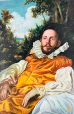 Anne Dias - (100% hand-painted) Anachronistic Portrait : The