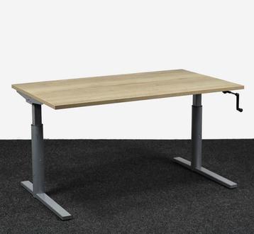 Gispen TM Slingerbureau Grijs 140 x 80 cm beschikbaar voor biedingen