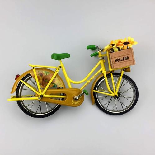 Miniatuur fiets Zonnebloemen van Gogh 23 x 13 cm, Kleding | Heren, Schoenen, Nieuw, Ophalen of Verzenden