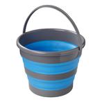 ProPlus Opvouwbare emmer - 15 liter - Siliconen - Grijs/B..., Ophalen of Verzenden