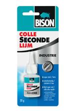 Bison secondelijm industrie 20 gr, fles, Verzenden, Nieuw