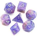 RPG Dice Set - Pink & Purple Seabed Treasure | Foam Brain, Hobby en Vrije tijd, Gezelschapsspellen | Bordspellen, Verzenden, Nieuw
