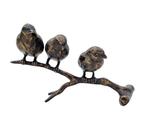 Beeldje - Bird family - Brons, Antiek en Kunst, Curiosa en Brocante