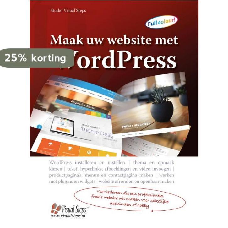Maak uw website met WordPress 9789059055650, Boeken, Informatica en Computer, Gelezen, Verzenden