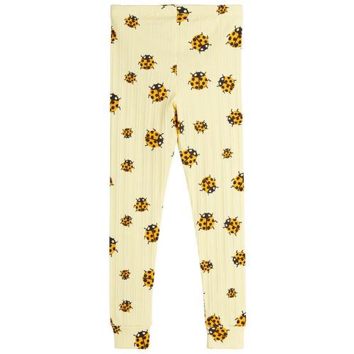 Ladybugs ribgebreide legging van biologisch katoen Maat 116, Kinderen en Baby's, Kinderkleding | Maat 116, Meisje, Nieuw, Broek