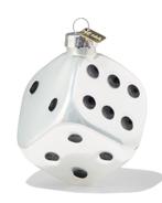 HEMA Kersthanger 7cm glas dobbelsteen 2+1 gratis, Diversen, Verzenden, Nieuw