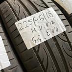2 x Hankook 225-45-18 Zomerbanden 5,5mm, 18 inch, Gebruikt, Ophalen of Verzenden, Band(en)