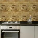 Zelfklevende Mozaïek Tegel - Afimera Koper Natuursteen ALU, Huis en Inrichting, Ophalen of Verzenden, Nieuw