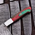 Keukenmes - Chefs knife - Hard hout en handgemaakt gevouwen, Antiek en Kunst